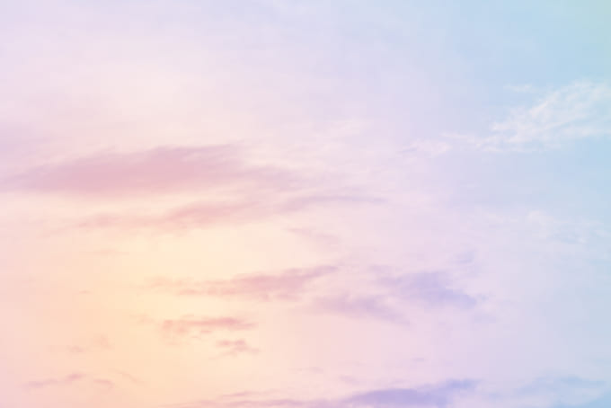 cloud background with a pastel colour