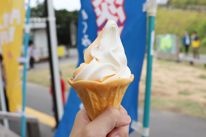 ソフトクリーム_山﨑さん