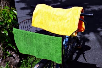自転車に