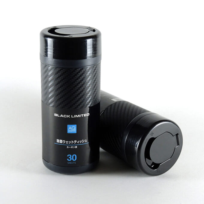 AQ. BLACK LIMITED 除菌ウェットティッシュ30枚入