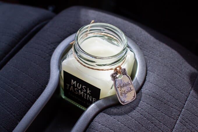 Ikeda scents 有難かっ 車の芳香剤 ホワイトムスク オイリージェル