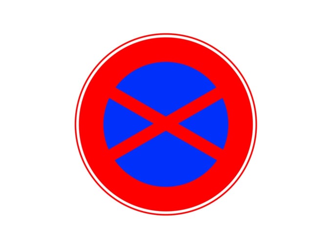 標識クイズ4_駐停車禁止
