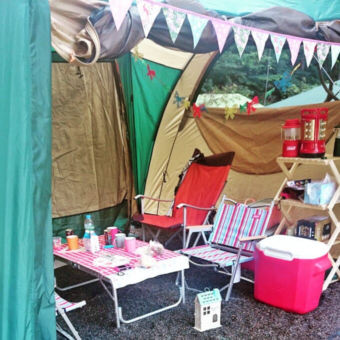 子どもとの思い出作りに】かんたんタープ(カフェベージュ) 他キャンプ  