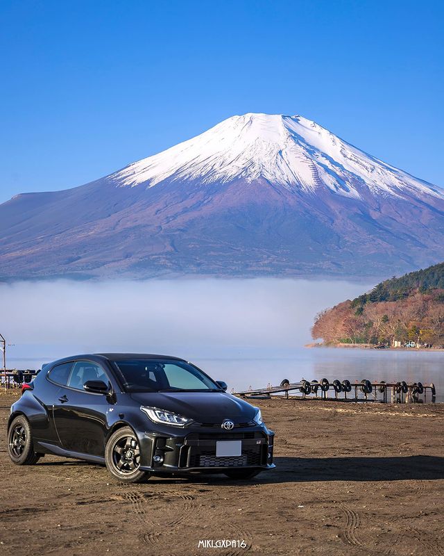 富士山と