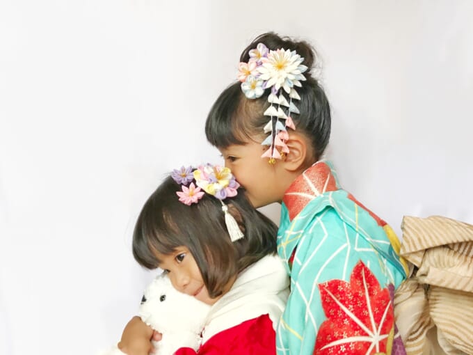 ワークショップ見本_七五三_3歳用_7歳用_着用画像