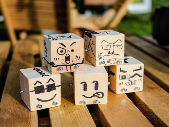 キャンプで工作