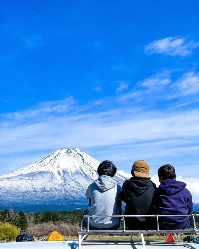 富士山と3兄弟